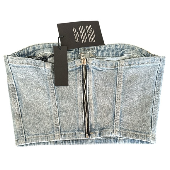 Blanknyc denim stretch bustier - Picture 2 of 8